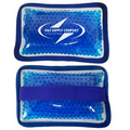Cloth Rectangular Blue Hot/ Cold Pack with Gel Beads